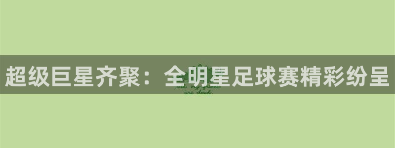 好博体育登录：超级巨星齐聚：全明星足球赛精彩纷呈